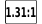 1.31:1