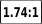 1.74:1