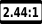 2.44:1